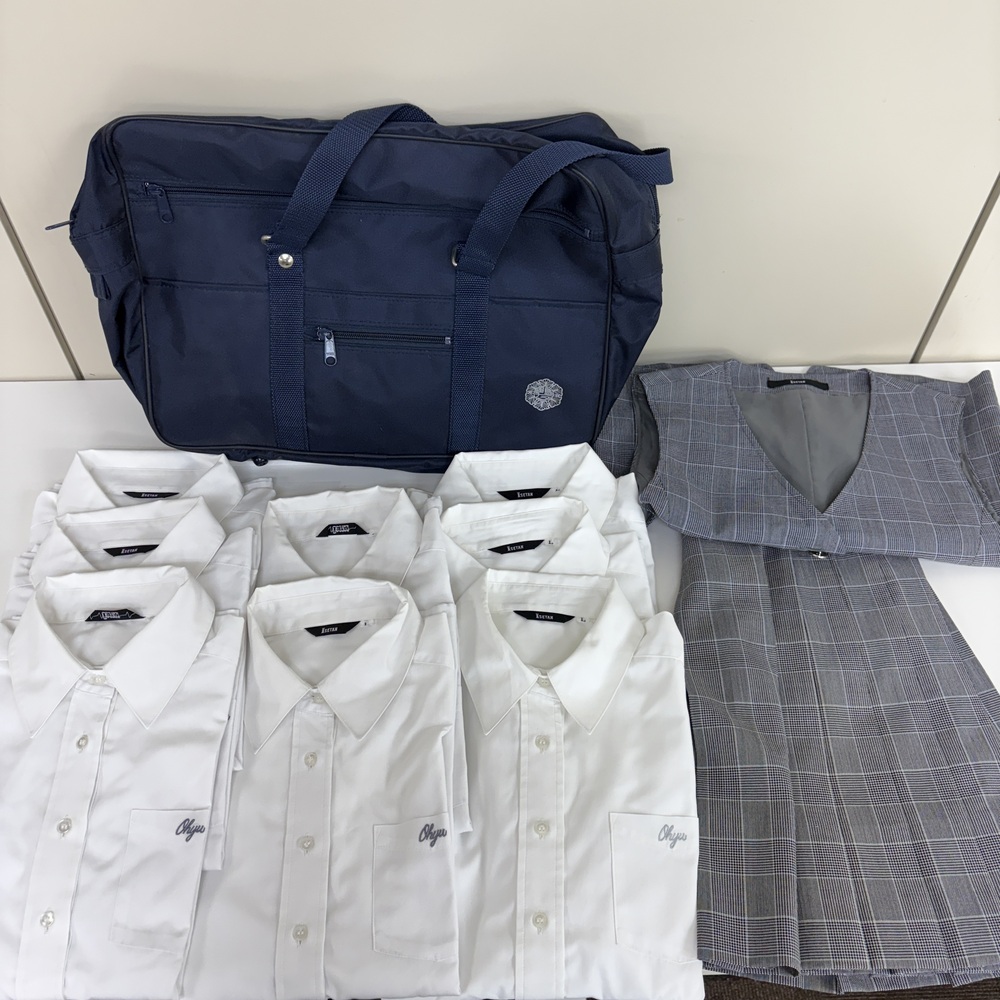 東京都 鴎友学園女子中学高等学校　夏制服セット カバン付き